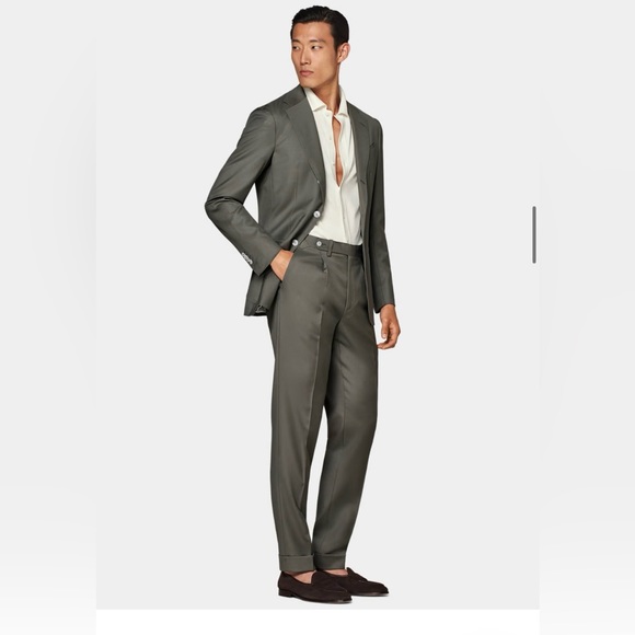 Suit supply Mid Green Perennial Havana Suit - Picture 1 of 10